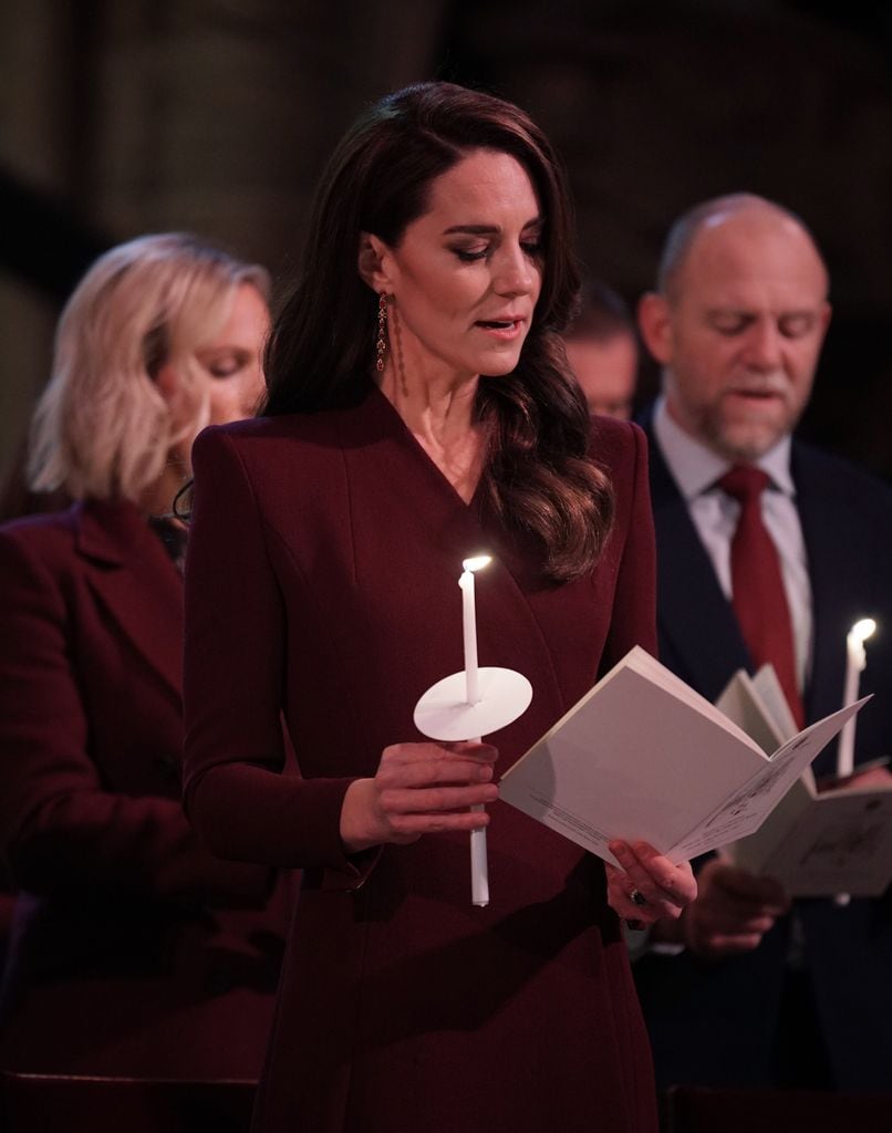 Kate Middleton en su concierto de Navidad 