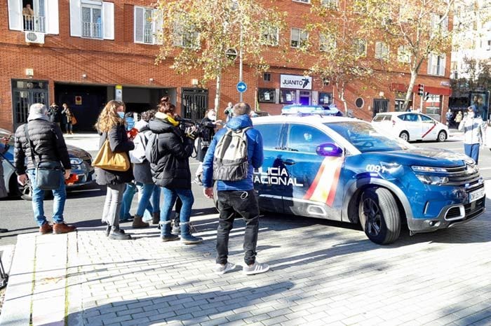 Rafael Amargo llegando a los juzgados