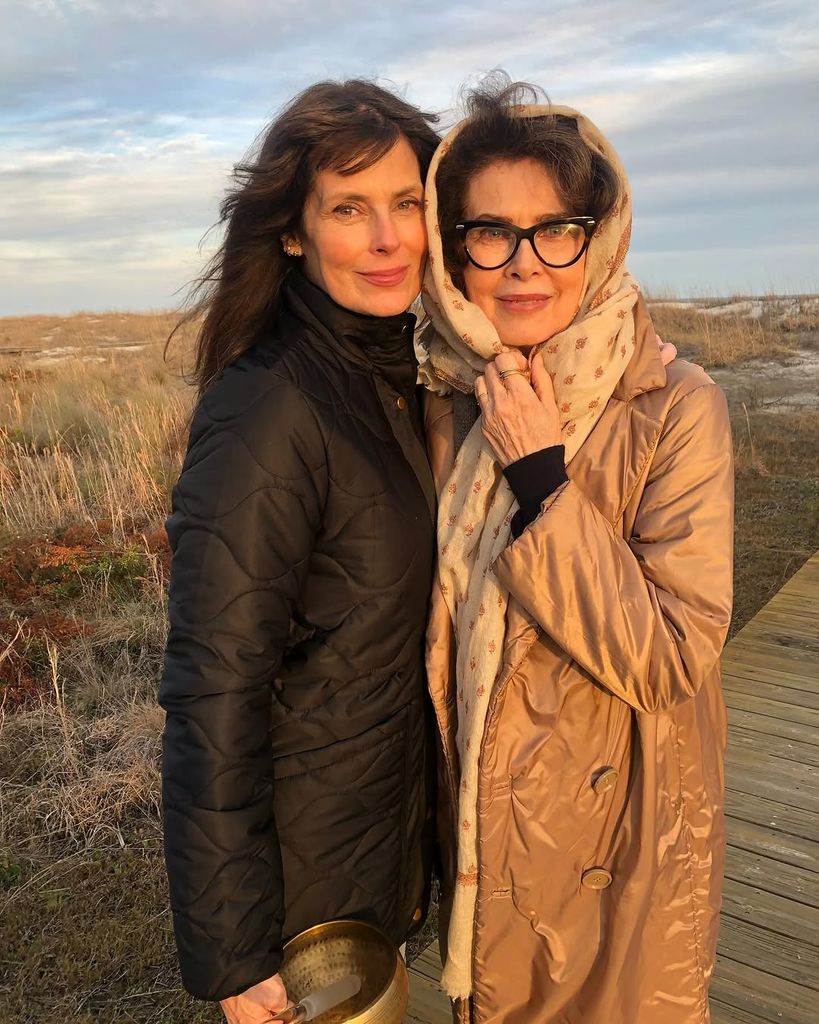 Dayle Haddon y su hija Ryan