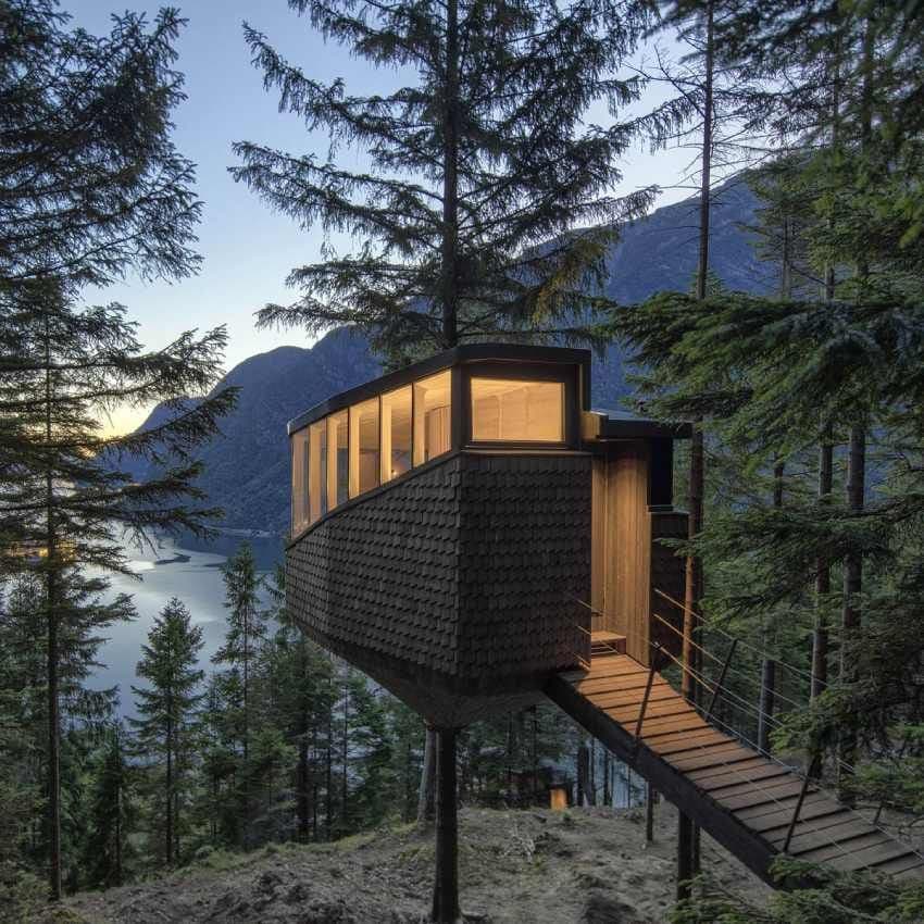 cabanas woodnest en la peque a ciudad de odda noruega