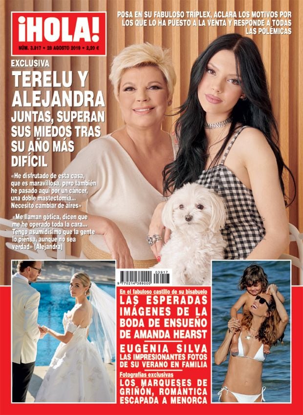 Terelu Campos y su hija Alejandra en la portada de ¡HOLA!