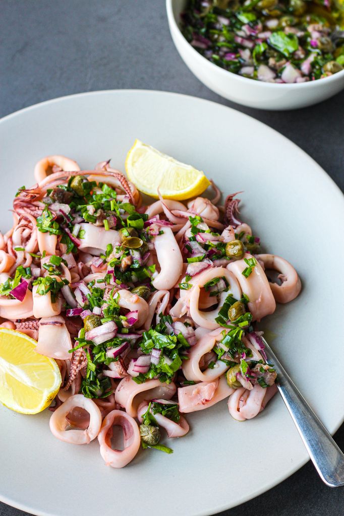 Calamares en salsa verde