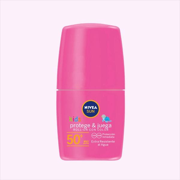 crema solar ninos nivea stick rosa