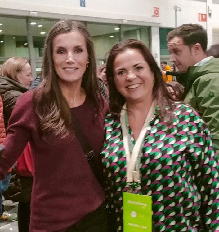 Doña Letizia con Yolanda Muñoz del Aguila