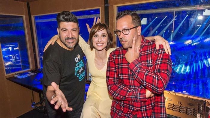 Tony Aguilar, Julia Varela y Víctor Escudero