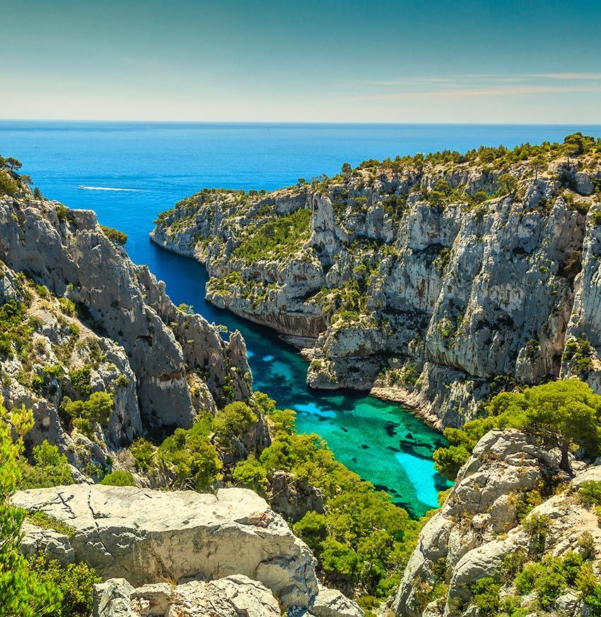 Calanques Francia costa