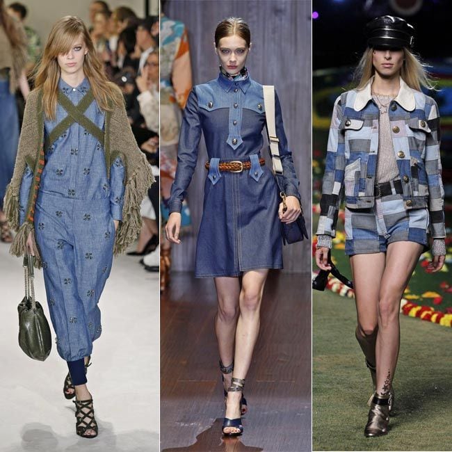 Denim patchwork