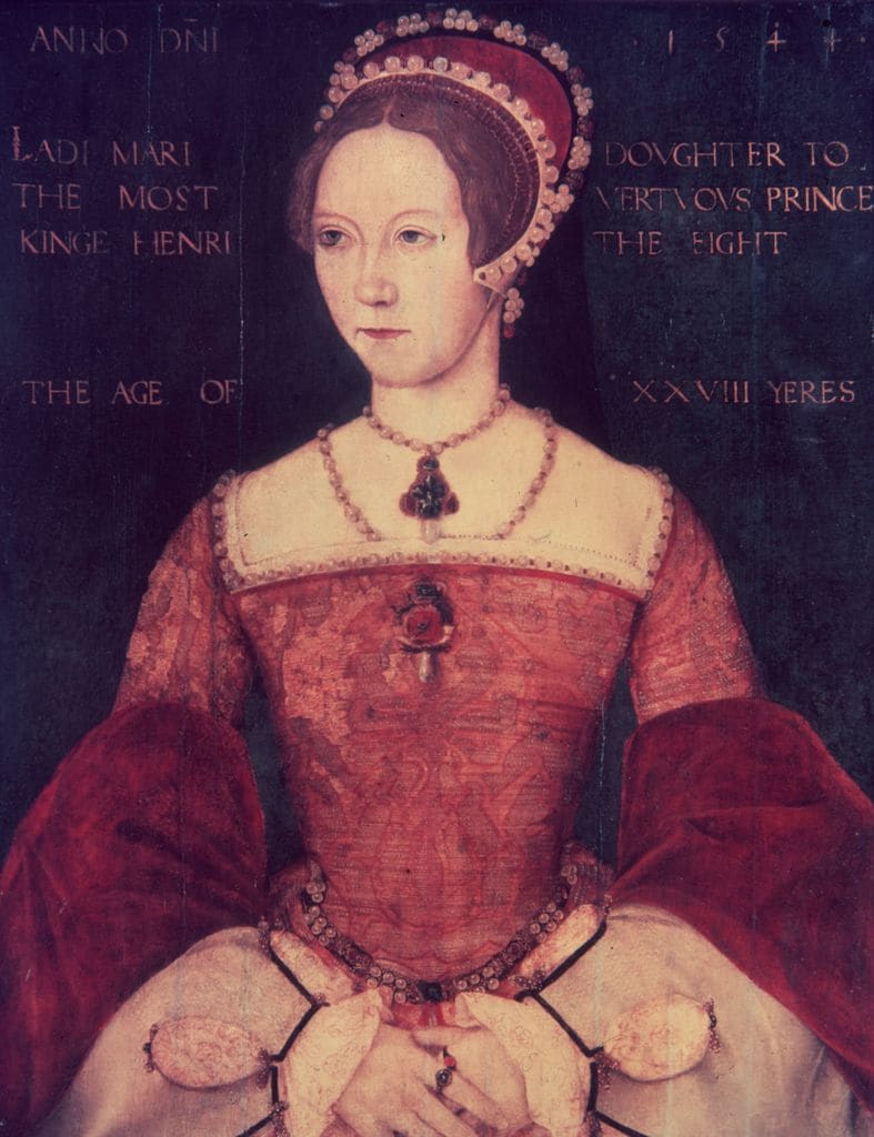 En 1553, tras la muerte de su medio hermano Eduardo VI y el breve reinado de Lady Jane Grey, María Tudor ascendió al trono inglés como la reina María I de Inglaterra