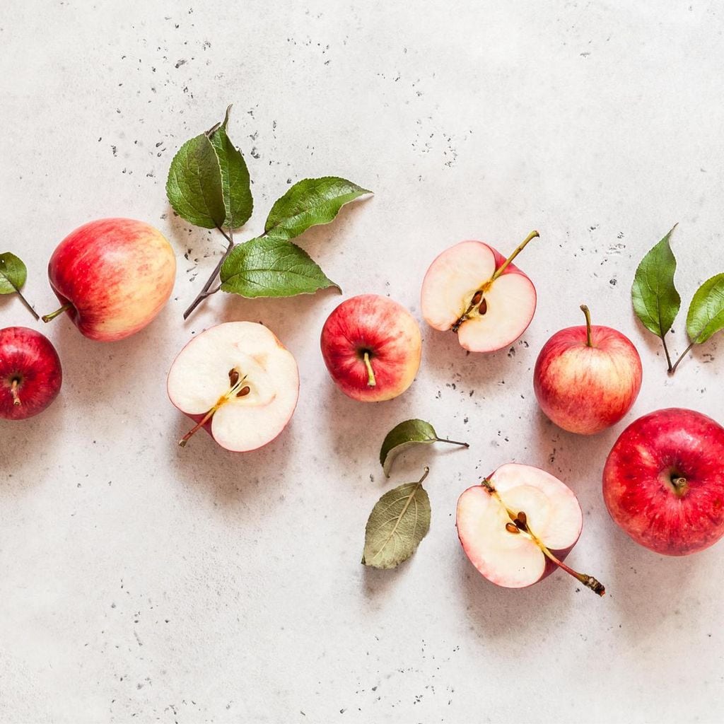 manzana en crudo