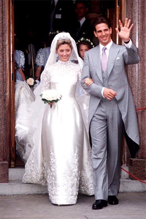 La boda de Pablo de Grecia y Marie-Chantal en 1995