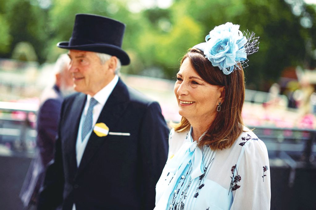 Los padres de Kate Middleton reaparecen en las carreras de Ascot