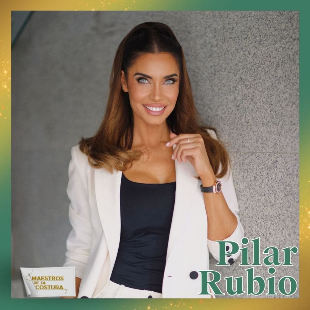 Pilar Rubio, uno de los concursantes de Maestros de la Costura Celebrity 1