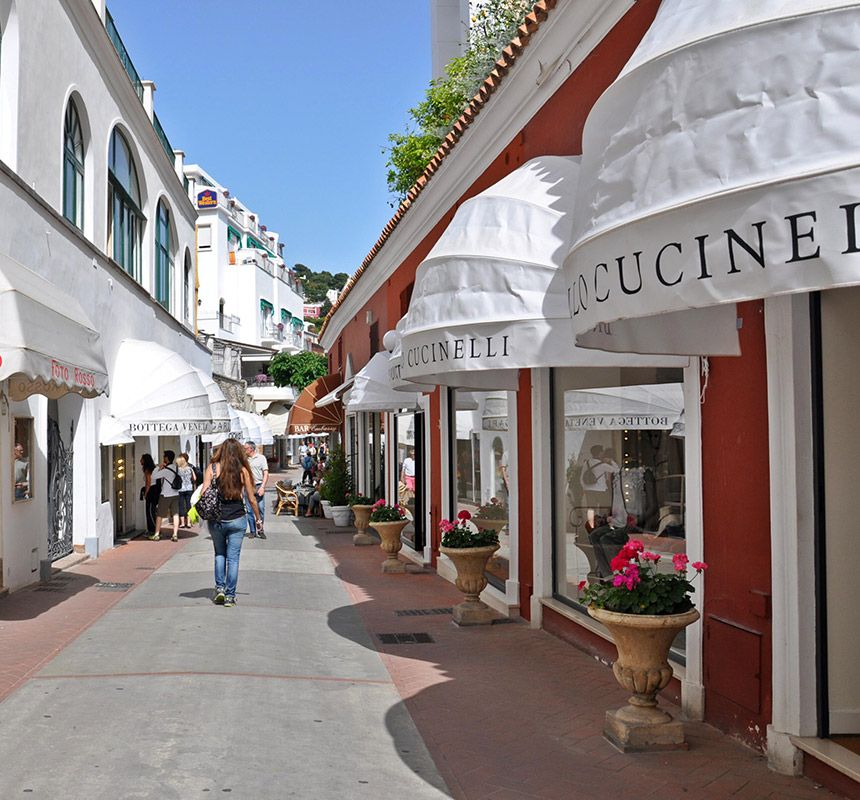 Calles de Capri, Italia