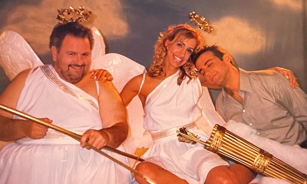 Raúl de Molina y Lili Estefan con Carlos Ponce