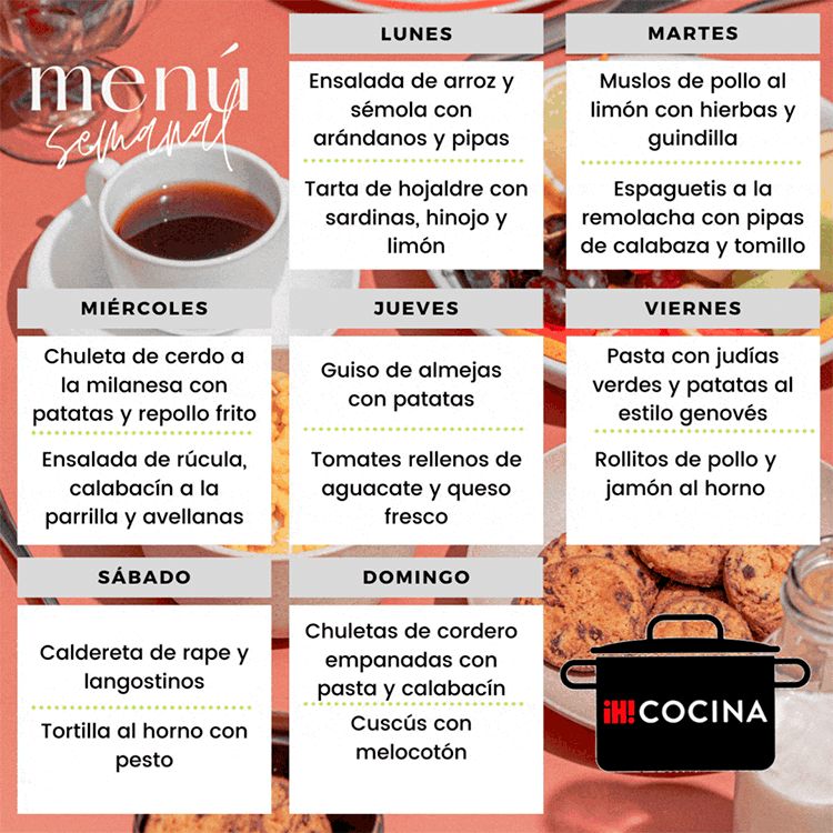 COCINA-MENÚ-SEMANAL