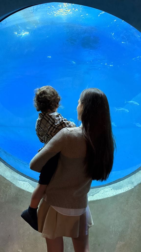 Nadia Ferreira y su hijo 'Marquitos'.