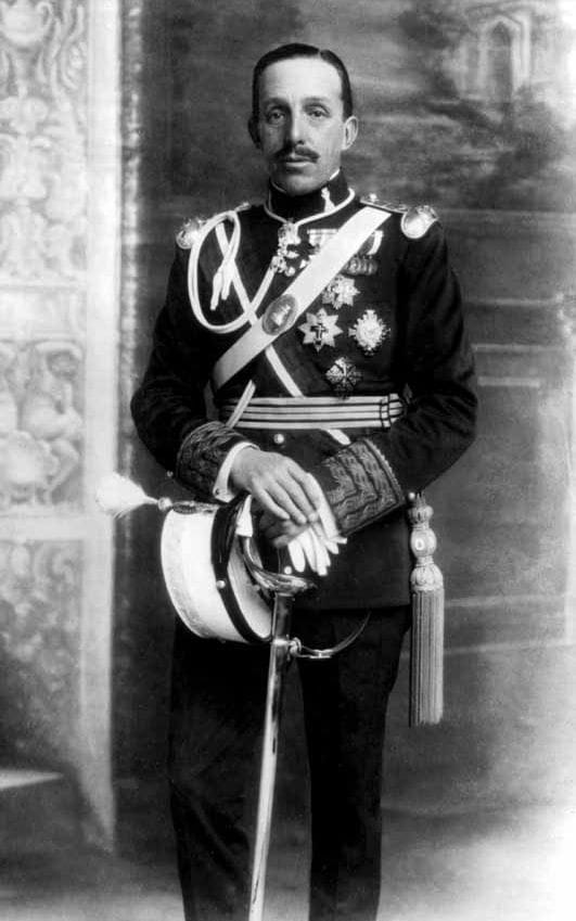 Rey Alfonso XIII, bisabuelo de Felipe VI