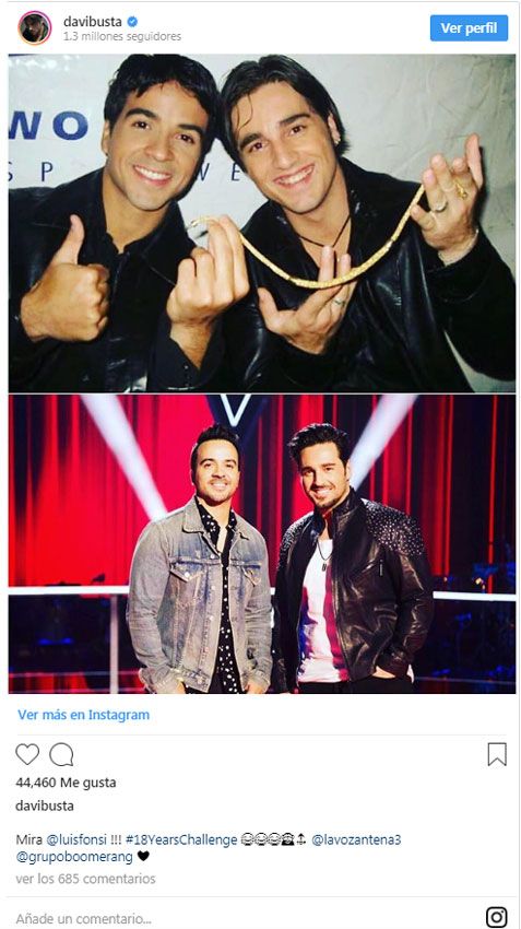 David Bustamante y Luis Fonsi