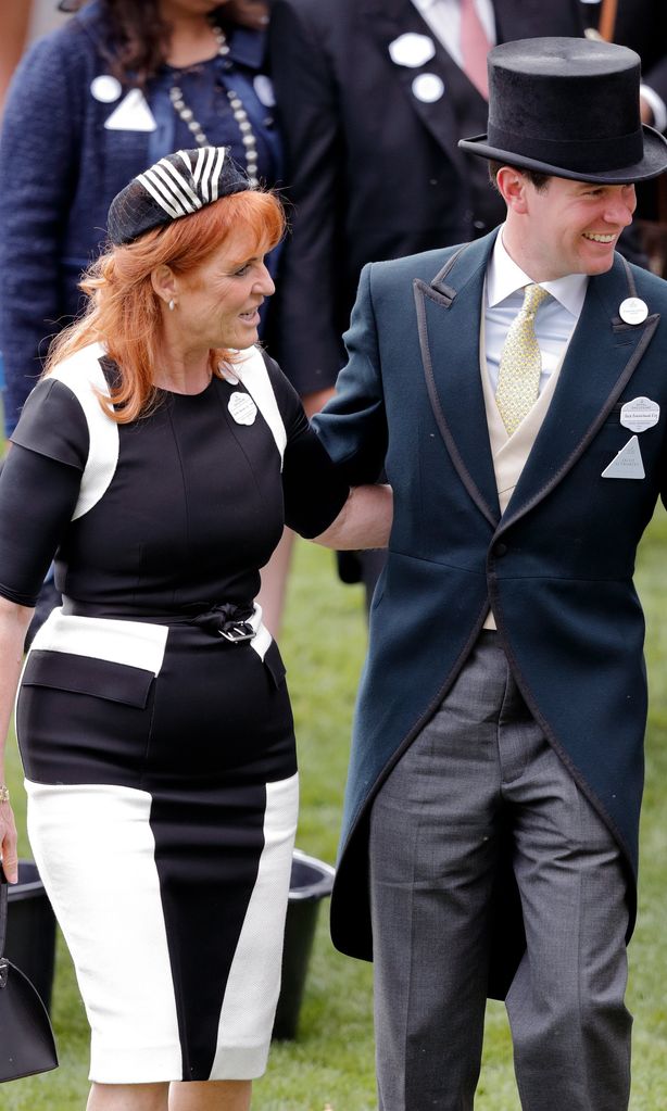 The Duchess of York came to her son-in-law Jack\'s defense after photos were published showing him on a boat with three women