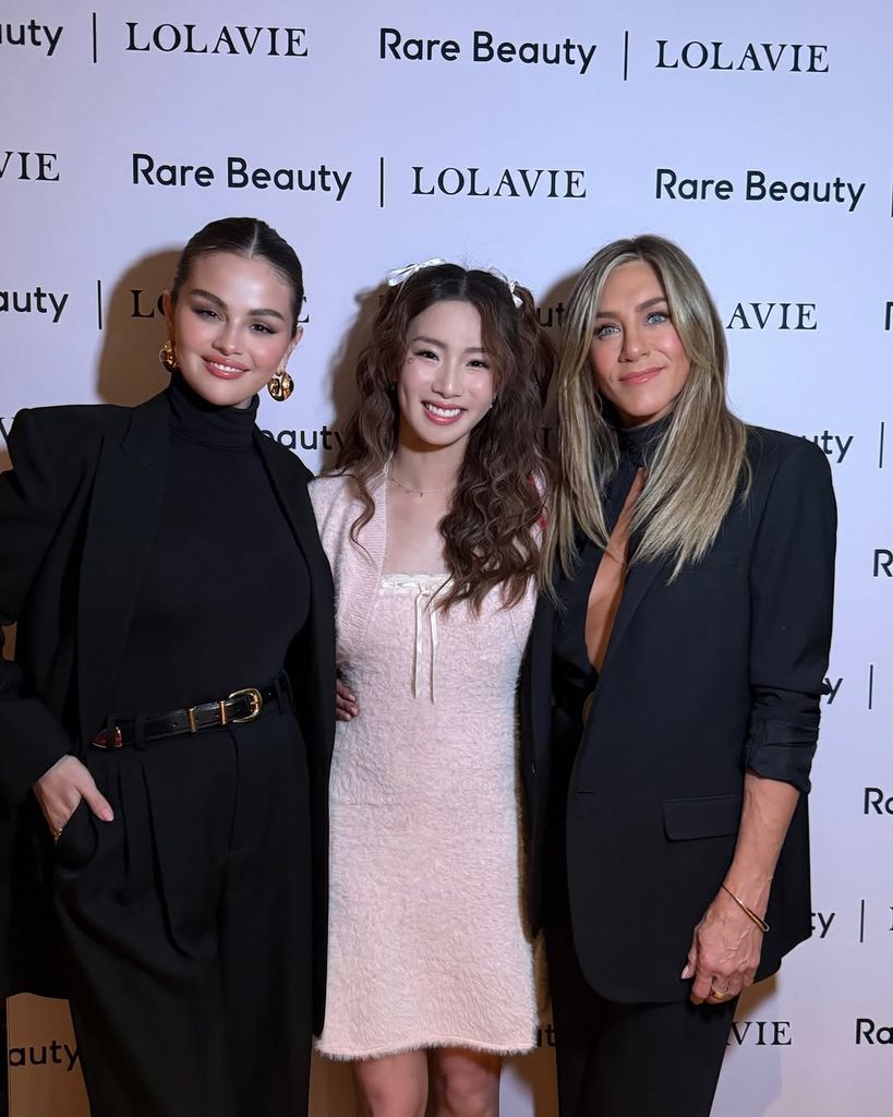 Selena Gomez, Jennifer Aniston y la influencer Miki Rai