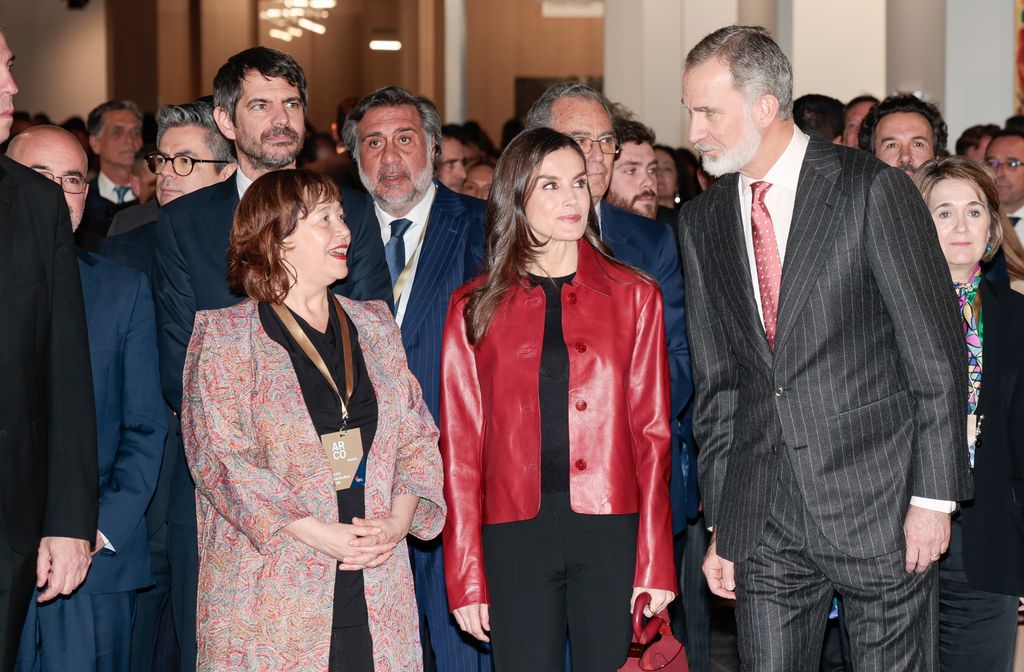 El Rey Felipe VI y la reina Letizia en ARCO 2025