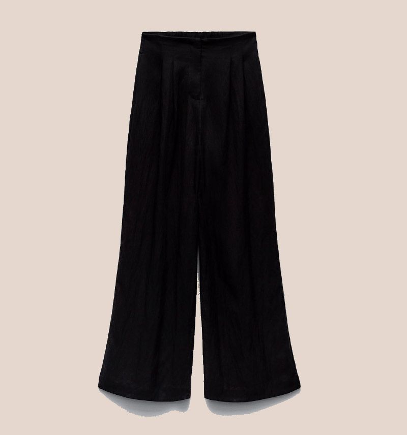 pantalon negro zara