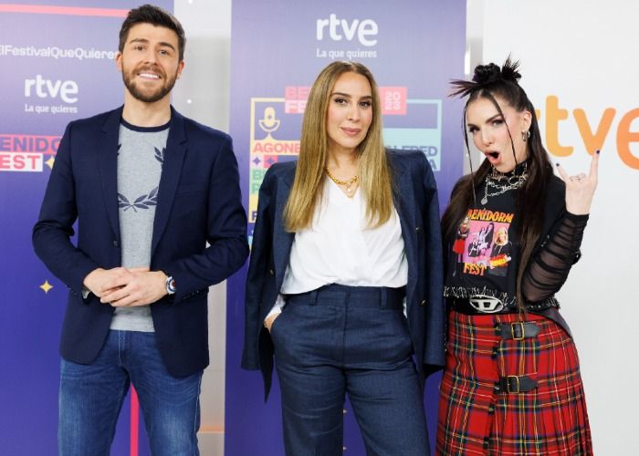 Mónica Naranjo, Rodrigo Vázquez e Inés Hernand