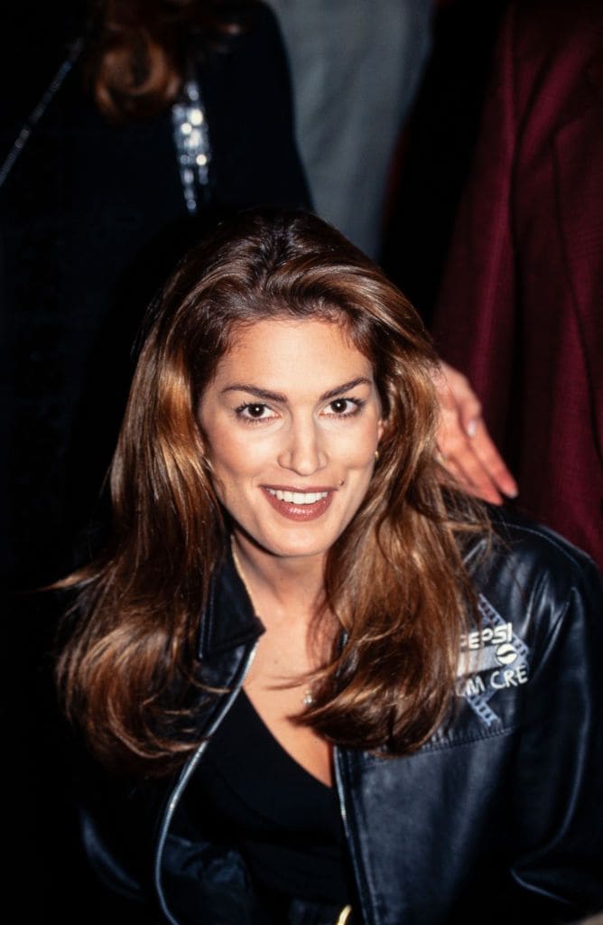 Cindy Crawford en 1996.