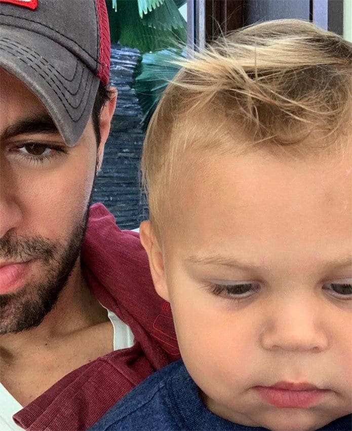 Enrique Iglesias y su hijo Nicholas