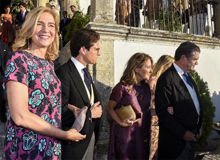 La infanta Cristina y Borja Prado (a la derecha de la imagen)