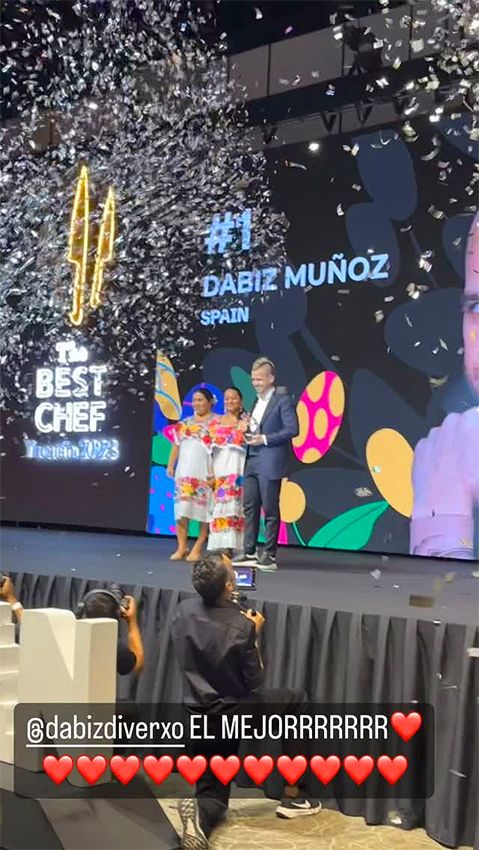 Dabiz Muñoz, mejor cocinero del mundo