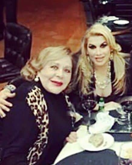 Lo último que compartió Dulce en sus redes sociales fue una foto con Silvia Pinal.