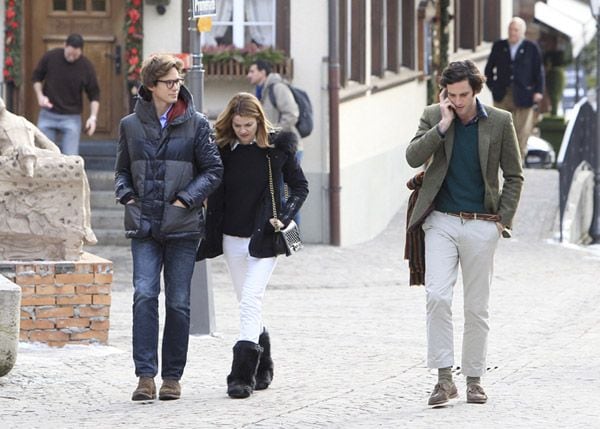 La última vez que se les vio juntos, en febrero de 2014 por las calles de Gstaad
