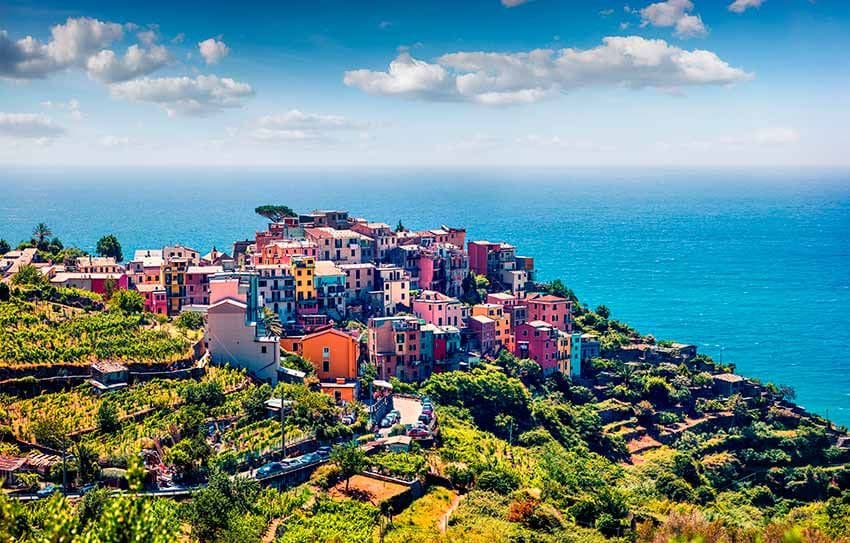 Corniglia, el pueblo más pequeño de Cinque Terre, Italia