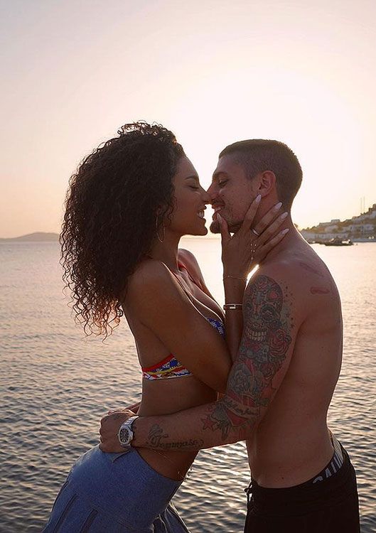 Imagen de Marco Verrati y Jessica Aidi en Ibiza 