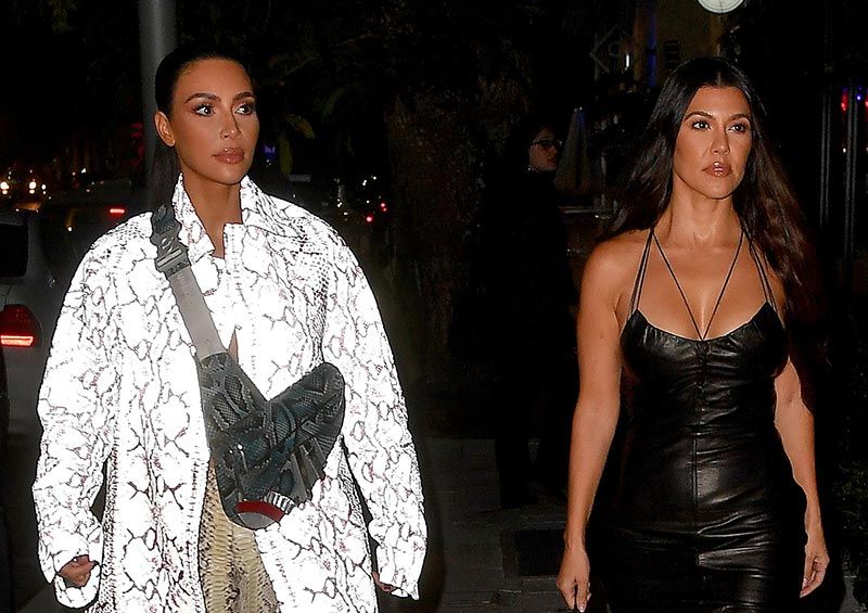 Kim Kardashian y Kourtney en Miami