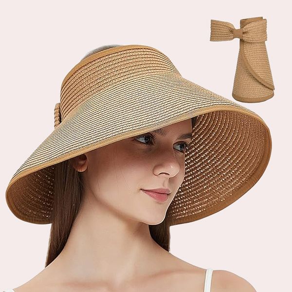 MAYLISACC Sombrero de Visera Plegable Verano Sombrero para el Sol