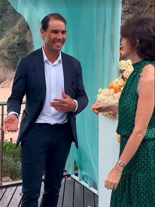 Paz Vega con Rafa Nadal