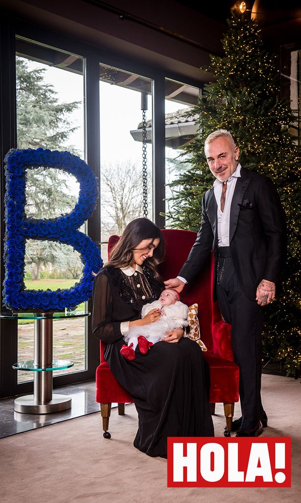 Gianluca Vacchi y Sharon Fonseca nos presentan a su hija, Blu Jerusalema