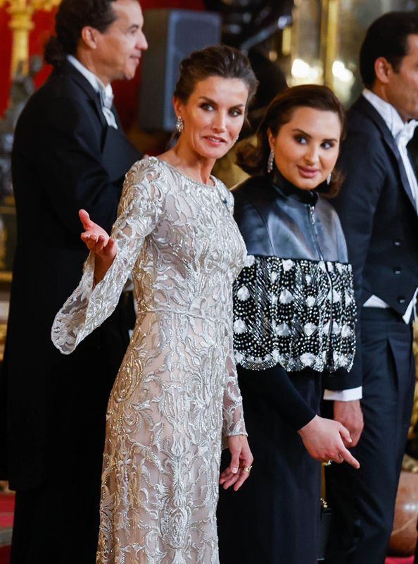 Los reyes Felipe y Letizia, anfitriones en una cena de gala para el emir y la jequesa de Catar