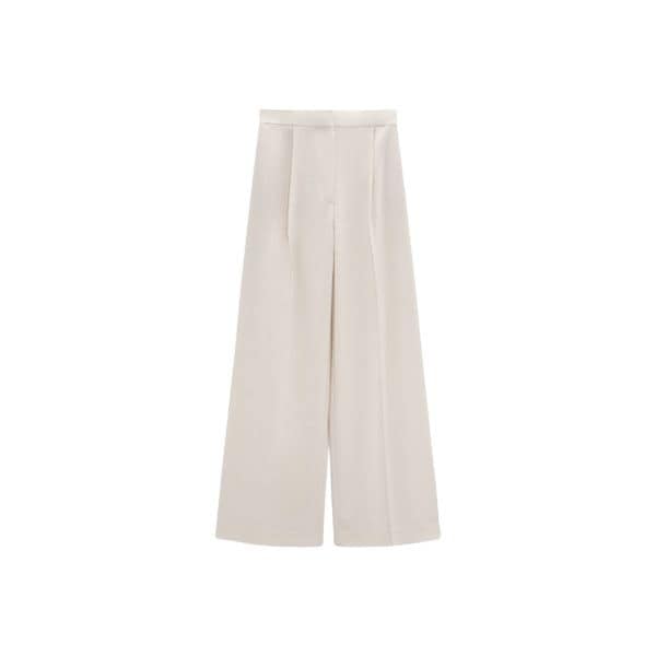 pantalones anchos plisados zara