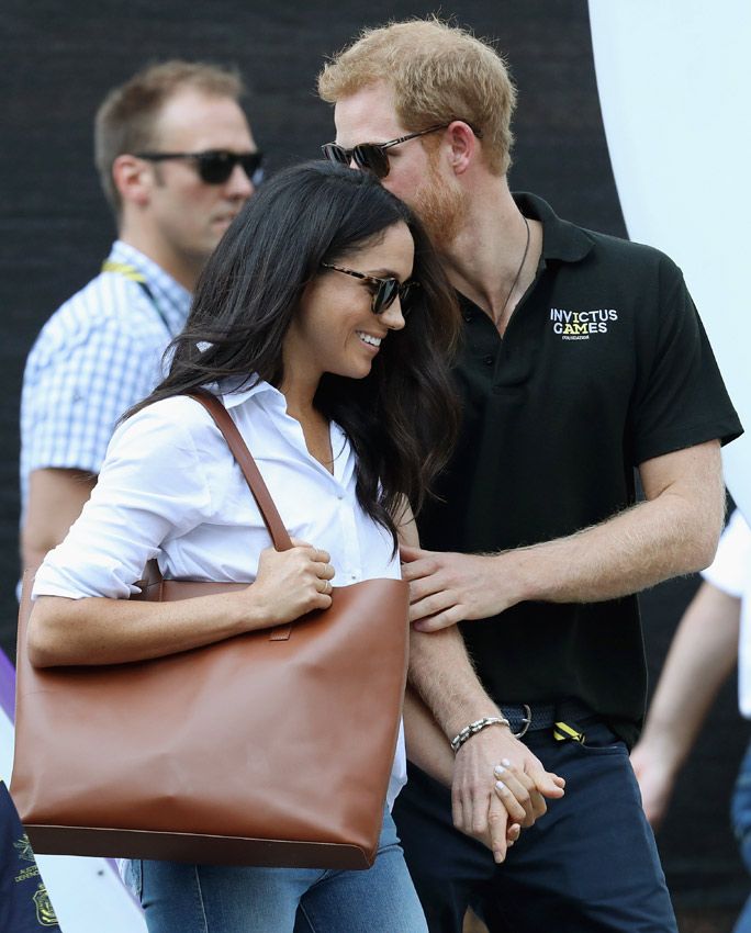 Primeras imágenes de Harry de Inglaterra y Meghan Markle juntos y de la mano