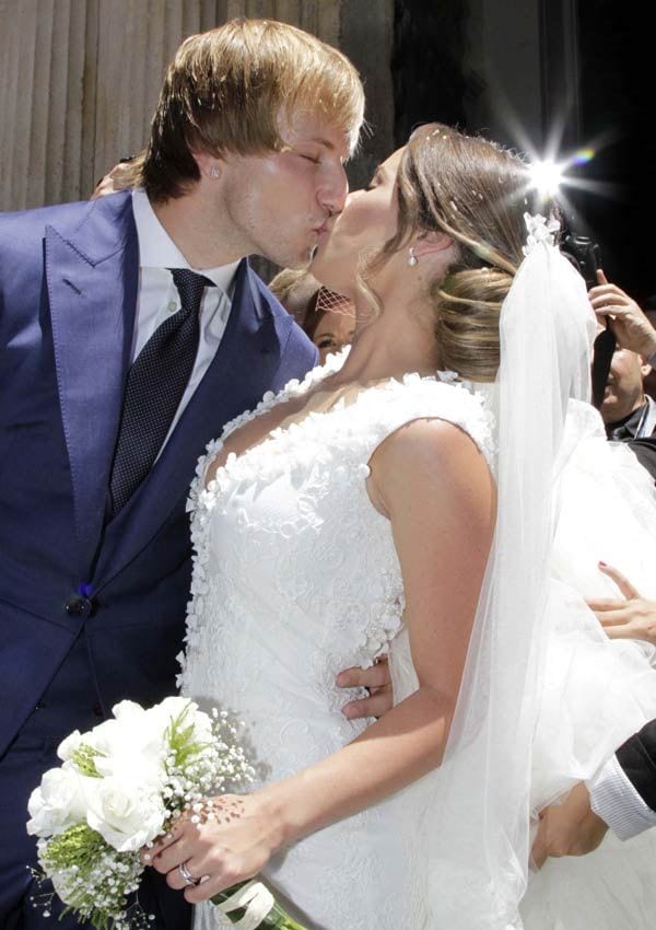 En Sevilla tuvo lugar la boda del futbolista croata Iván Rakitic, jugador del Barcelona FC, y Raquel Mauri
