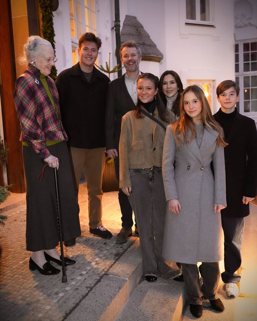 Felicitación navideña de la familia real danesa desde el Castillo de Marselisborg