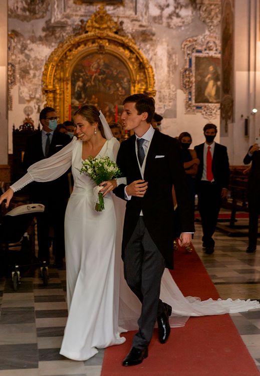 Vestido de novia sencillo de Cherubina