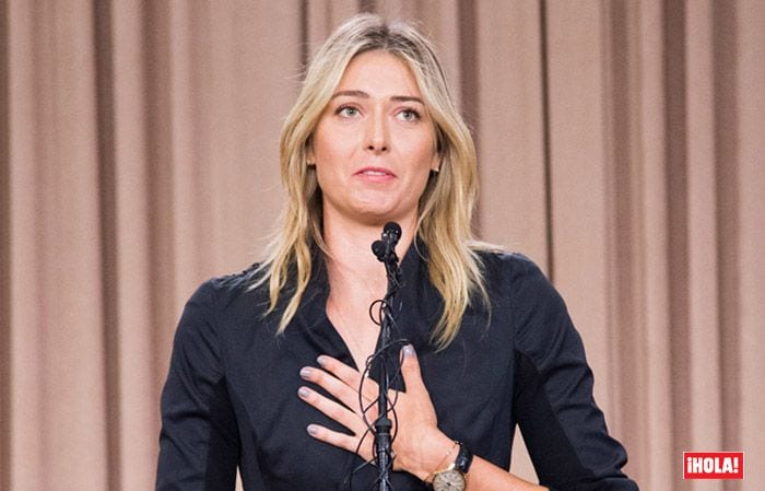 Maria Sharapova confesó su positivo en el control antidoping que le hicieron durante el Abierto de Australia
