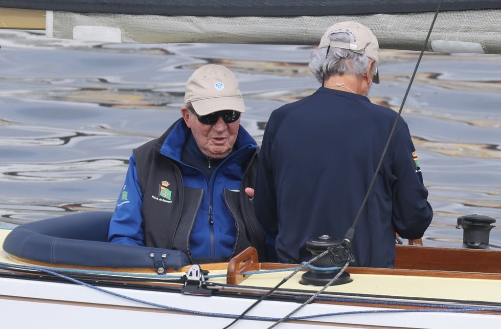 Juan Carlos I en Sanxenxo