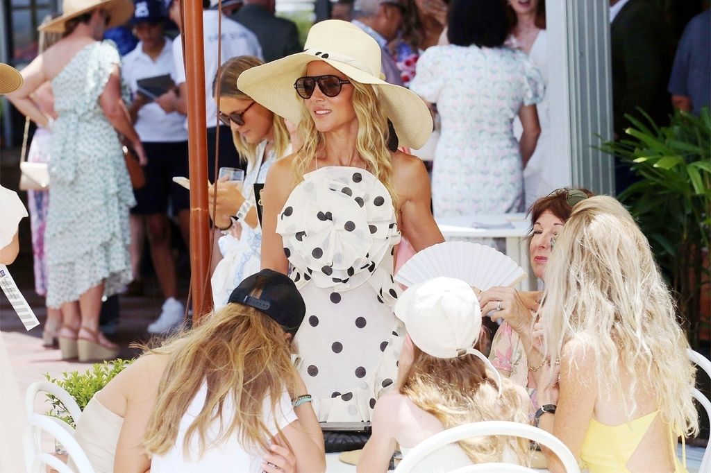 Elsa Pataky en un evento de polo en Australia