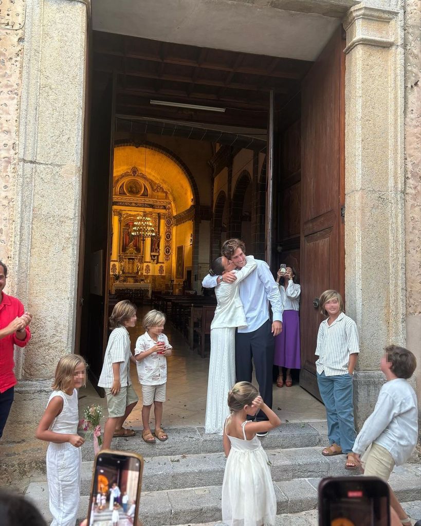 Primera imagen de la boda de Nacho Aragón y Bea Gimeno