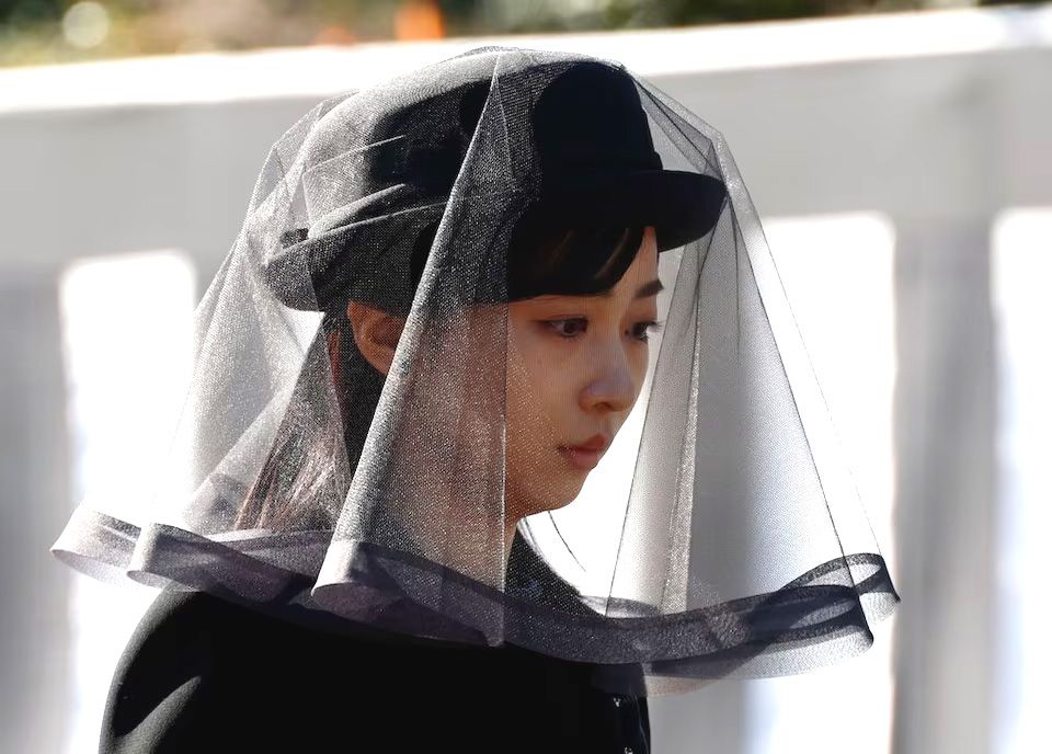 Kako, el pasado 26 de noviembre durante el funeral de la princesa Yuriko de Mikasa